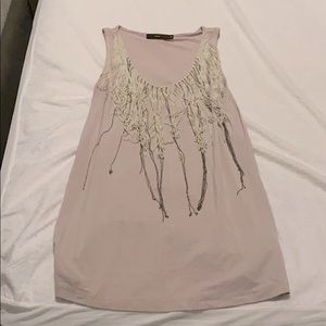 Fringe tank top
